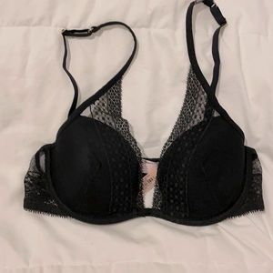 NWT VS black lace bra